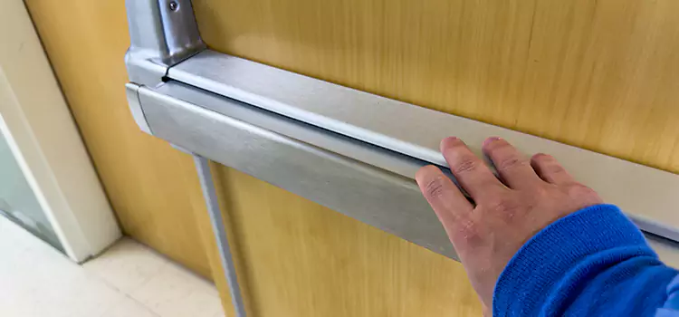 Installing a Push Bar on a Door Lake Charles